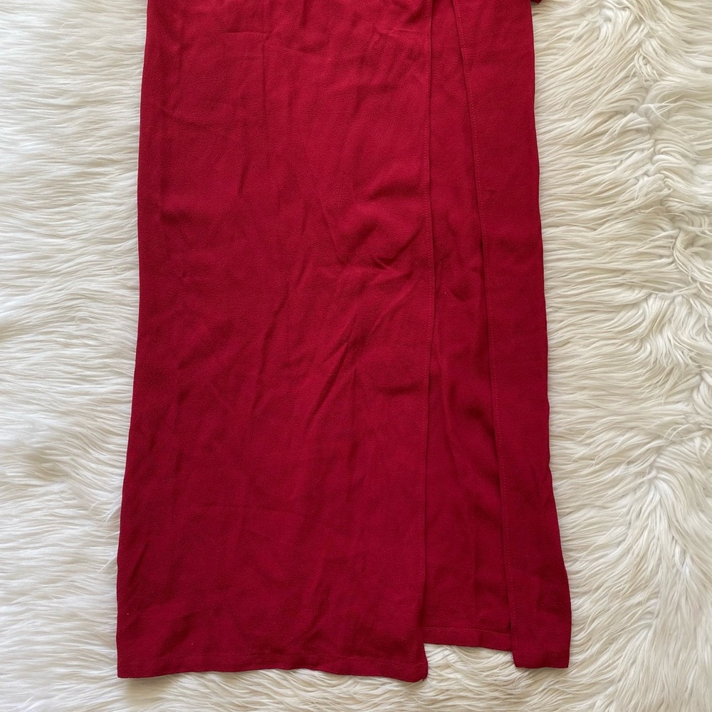 Reformation Burgundy Maxi Dress - Picture 4 of 12